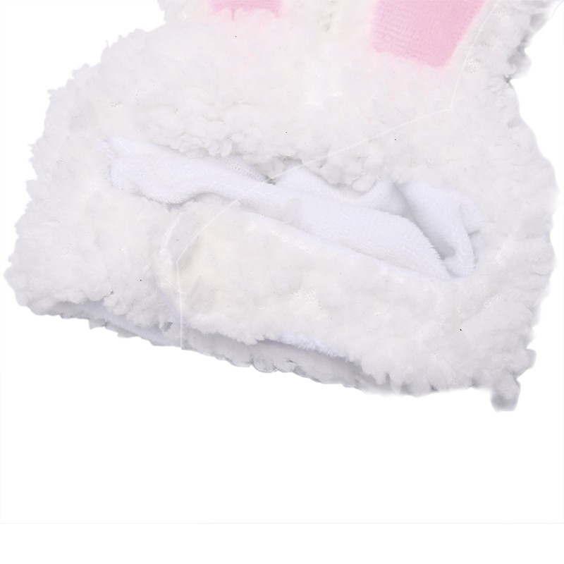 Mũ tai thỏ trang trí cho mèo cưng siêu dễ thương