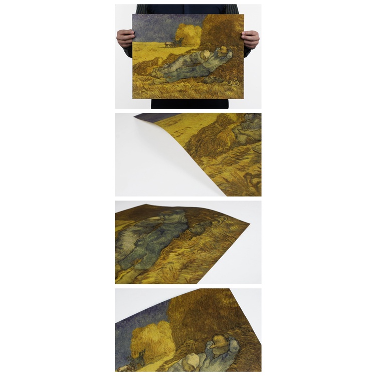 Tranh Treo Tường Trang Trí Hình Tranh Sơn Dầu Phong Cách Retro