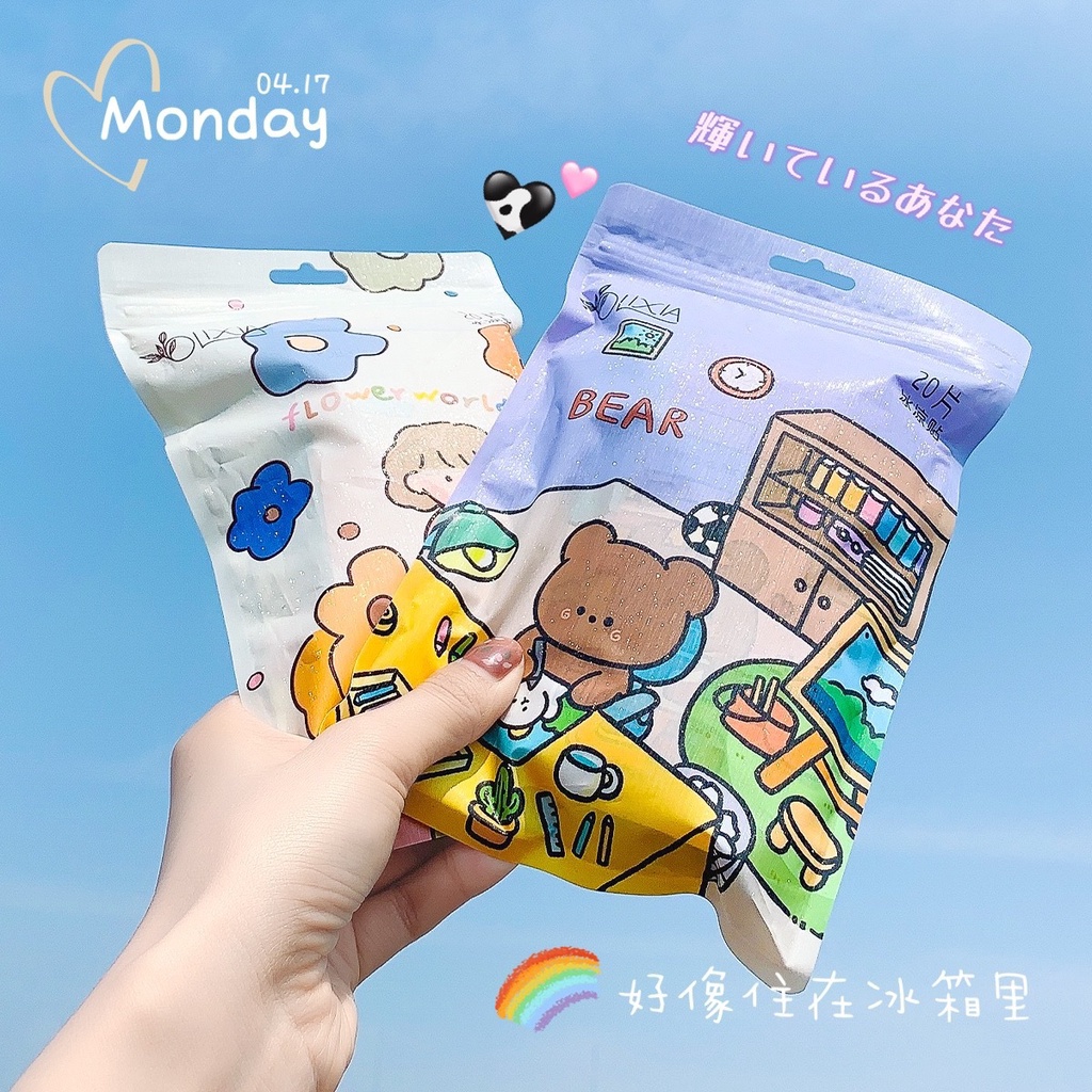 Miếng Dán Lạnh Tấm Dán Lạnh Làm Mát Cơ Thể Chống Nóng Hạ Sốt Hương Thơm Trái Cây Mùa Hè