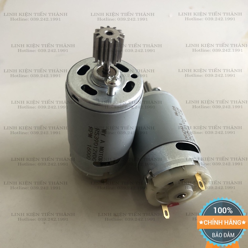 Motor / Đ/C 12v Rs390-16.000 Vòng Dành Cho Động Cơ Rs390