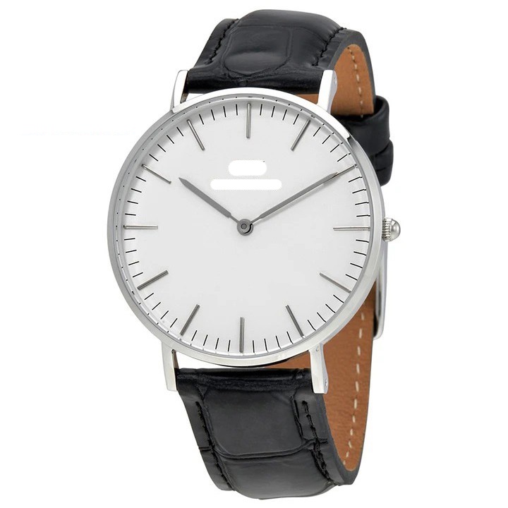 Đồng hồ nam DW Classic Reading Silver dây da size 40mm - Hàng Authentic
