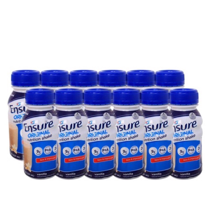 Combo 12 Sữa Nước Ensure Abbott 237ml