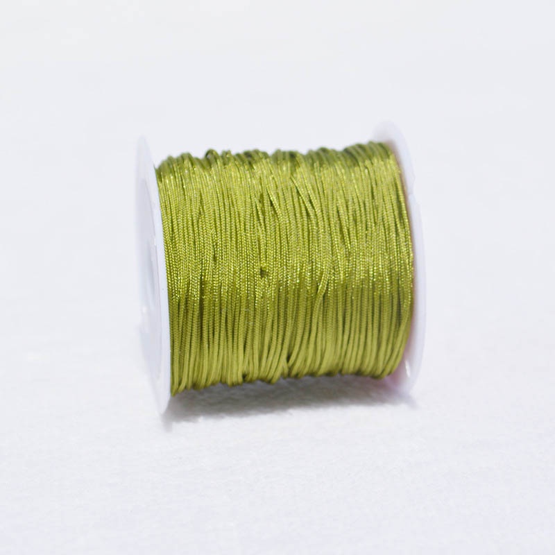 Cuộn dây nylon 0.8mmx20m 39 màu dùng làm đồ trang sức thủ công chất lượng cao