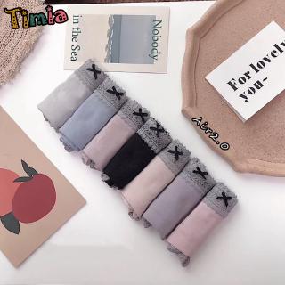 TIMIA Phụ nữ eo giữa Quần lót siêu mỏng Đồ lót thoáng khí Quần lót bằng ren sexy