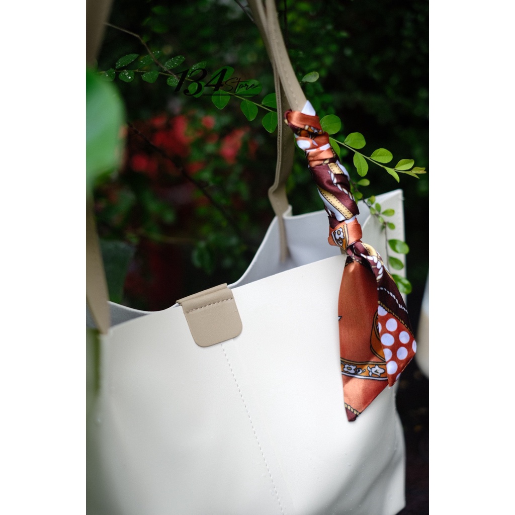 M02 Túi tote da thời trang, túi đeo vai cỡ lớn 134Store  đựng vừa laptop, A4 đi học, đi làm, đi chơi