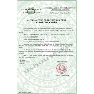 Thực phẩm detox Super colon cleanse 60v