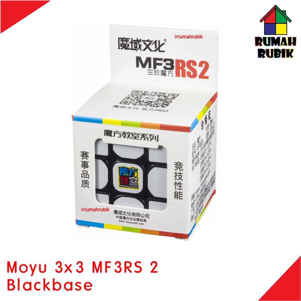 Khối Rubik 3x3 Moyu Mf3rs2 Blackbase / Mf3rs V2