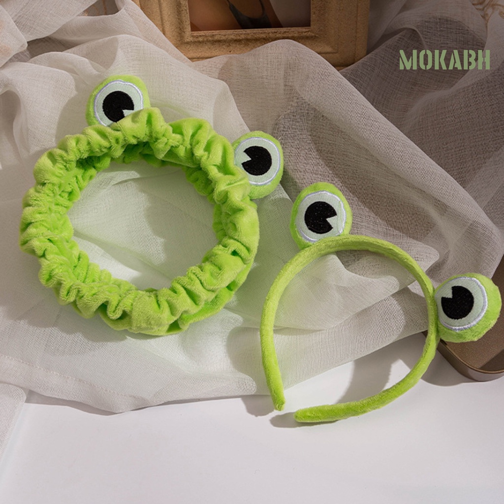 Băng Đô Cài Tóc Hình Ếch Co Giãn Chống Trượt Cho Nữ