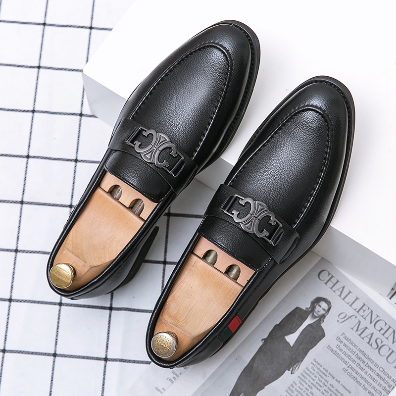Giày Da Nam Phong Cách Vintage Công Sở Size 37-46