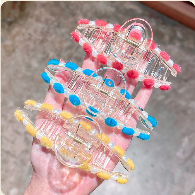 Kẹp Tóc Dài Đính Ngọc Trai Giả Xinh Xắn Cho Nữ