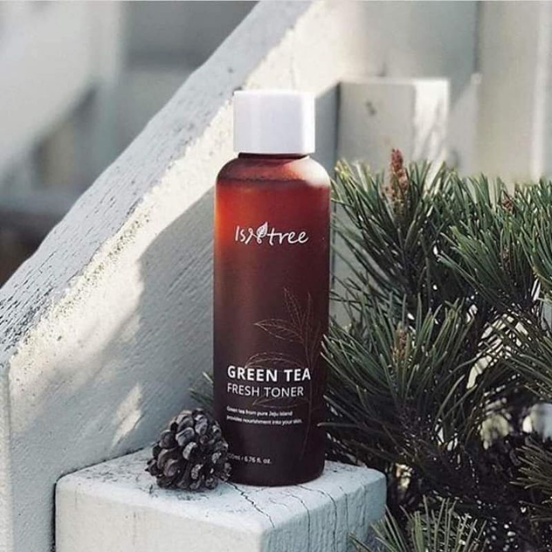 Nước Cân Bằng ISNTREE Green Tea Fresh Toner Phục Hồi Da Chiết Xuất Trà Xanh 200ml