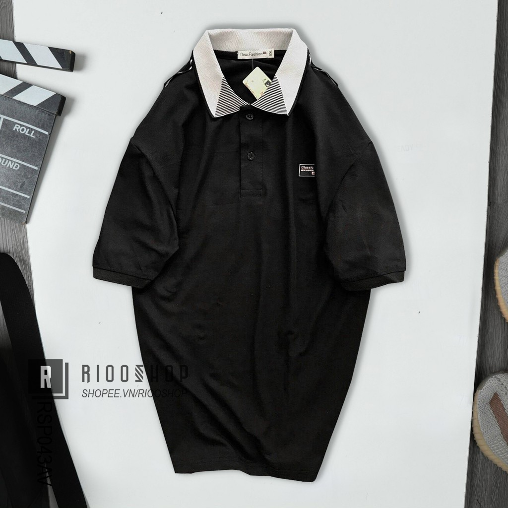 Áo nam phông polo đẹp, áo thun có cổ cho nam CLASSIC RSP043 cao cấp, chất lượng, ngắn tay, đơn giản, basic, bigsize