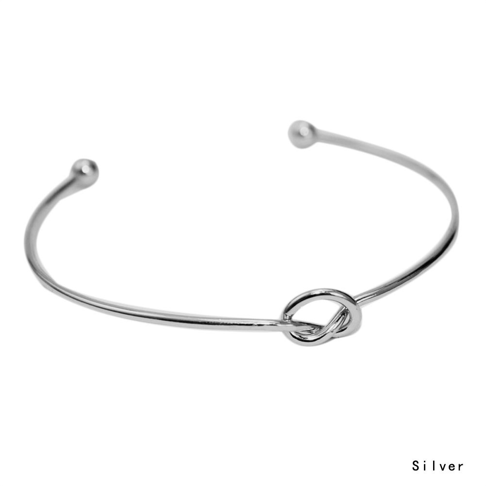 Vòng đeo tay kiểu mở hình nút thắt độc đáo cho nữ | BigBuy360 - bigbuy360.vn