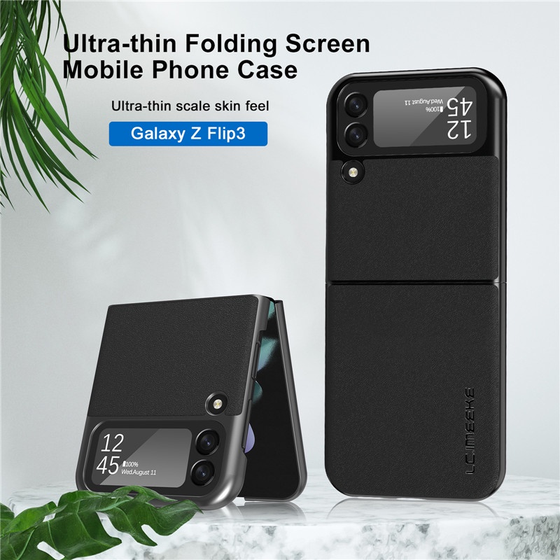 Ốp điện thoại da PU thiết kế độc đáo cho Samsung Galaxy Z Flip 3 5G