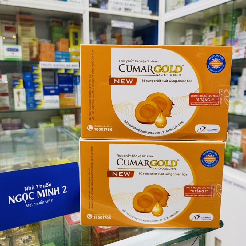 ✅ [CHÍNH HÃNG] Cumargold - Hỗ Trợ Điều Trị Viêm Loét Dạ Dày Hộp 30 Viên