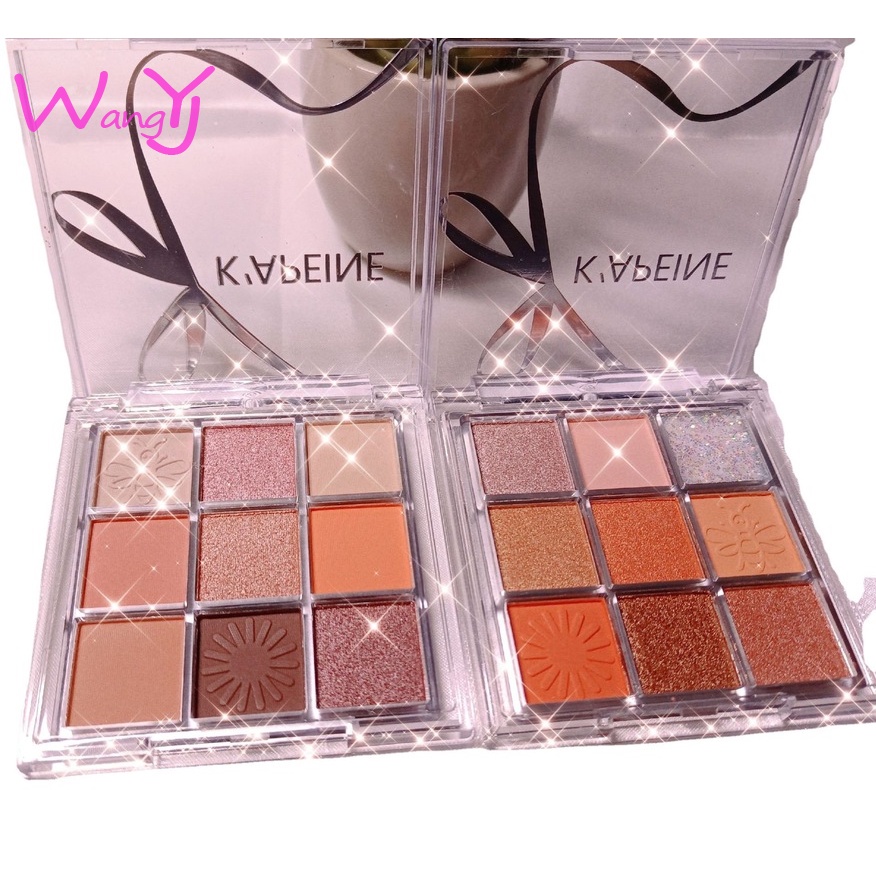 [Hàng mới về] Bảng phấn mắt K'APEINE với 9 màu lì mờ ánh nhũ thời trang | BigBuy360 - bigbuy360.vn