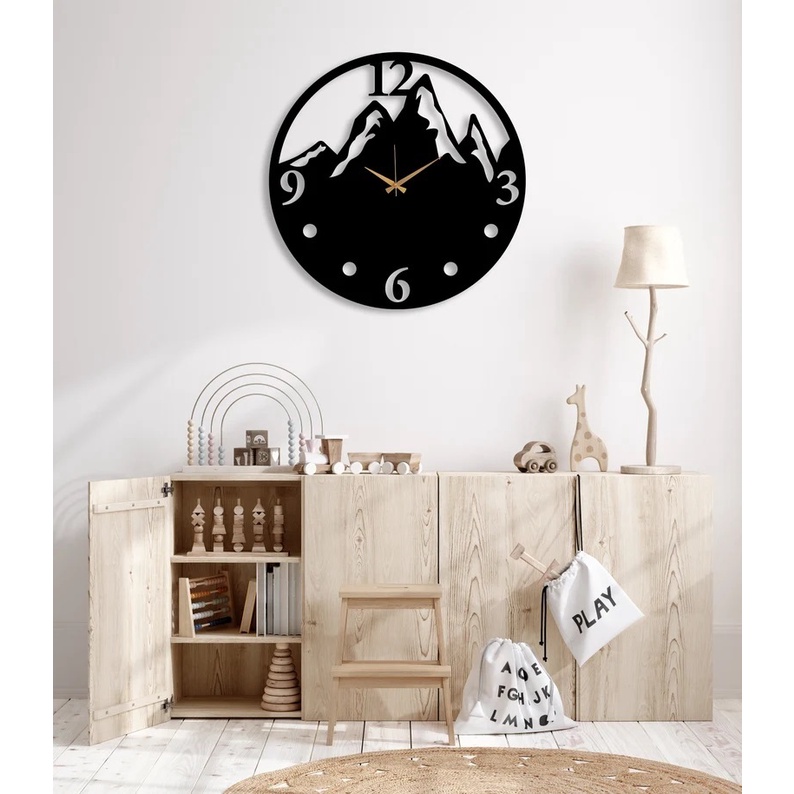 Đồng hồ treo tường Thegioipuzzle bằng kim loại bền đẹp DH006