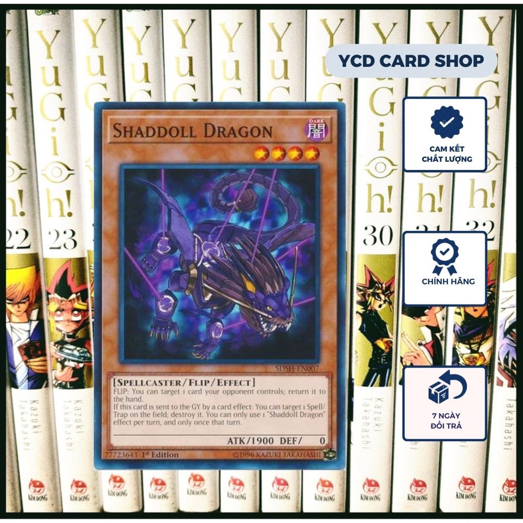 Thẻ bài yugioh chính hãng Set 6 card shaddoll – Common