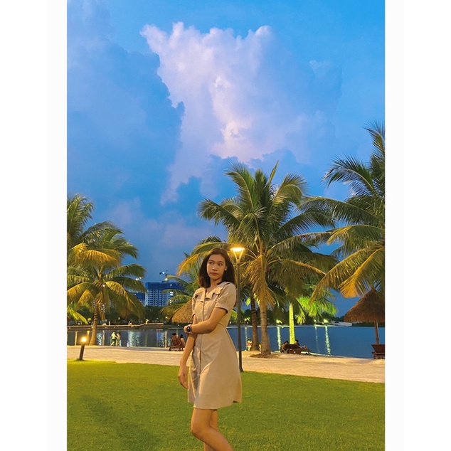 đầm sơ mi (second hand)