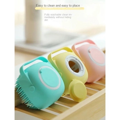 Bàn Chải Tắm Silicon Mềm Mát Xa Tẩy Tế Bào Chết Cho Người Lớn Và Trẻ Em