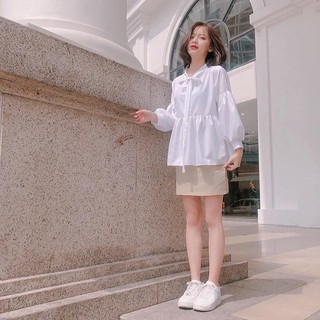 Chân váy suông Kaki Đen/Be nhạt - Đủ 2 size M, L (có ảnh feedback ở cuối) - Made by Toneontone TOT