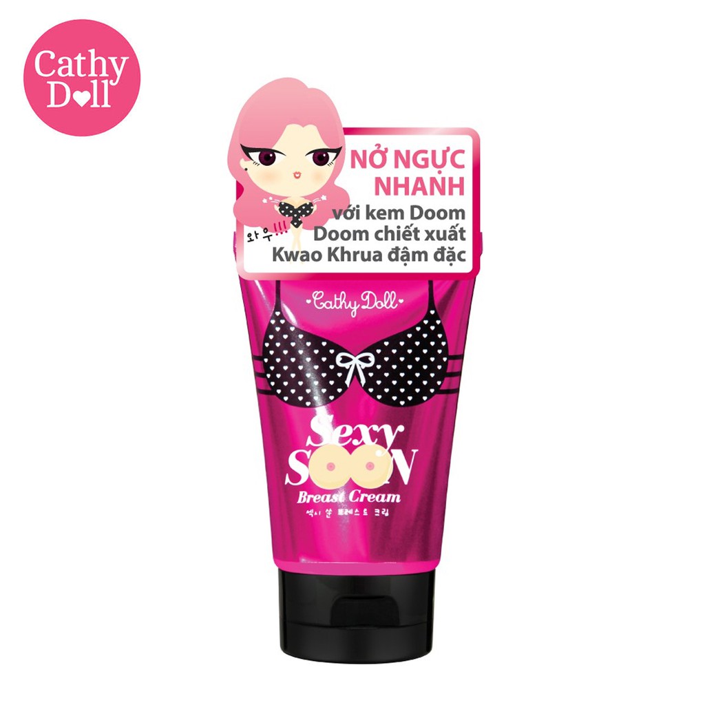 KEM MASSAGE NỞ NGỰC SEXY SOON BREAST CREAM CATHY DOLL 75 GRAM | BigBuy360 - bigbuy360.vn