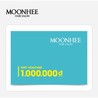 [Mã 159ELSALE hoàn 7% đơn 300K] Hà Nội [Evoucher] Phiếu quà tặng trị giá 1.000.000đ áp dụng tại Moonhee Hair Salon