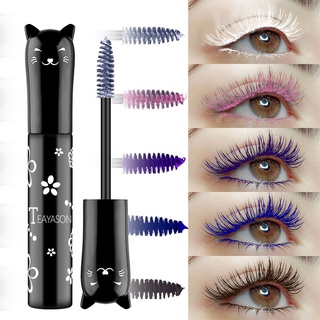 Mascara Nhiều Màu Sắc Làm Cong Và Dày Mi Chống Thấm Nước Màu Đen/Tím/Hồng/Xanh Lá/Cà Phê/Xanh Dương