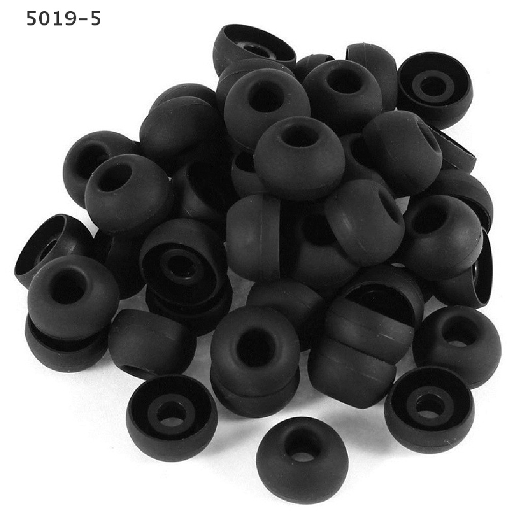 Set 50 Nút Bọc Tai Nghe Nhét Tai Thay Thế Bằng Silicon Mềm Cho 5019-5