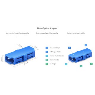Bộ 5 Cái Adapter quang LC-UPC SM Simplex