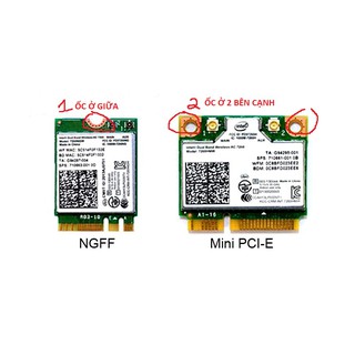 Card wifi máy tính Hackintosh BCM94352Z - DW1560 Broadcom ( Chuẩn M.2 - NGFF )