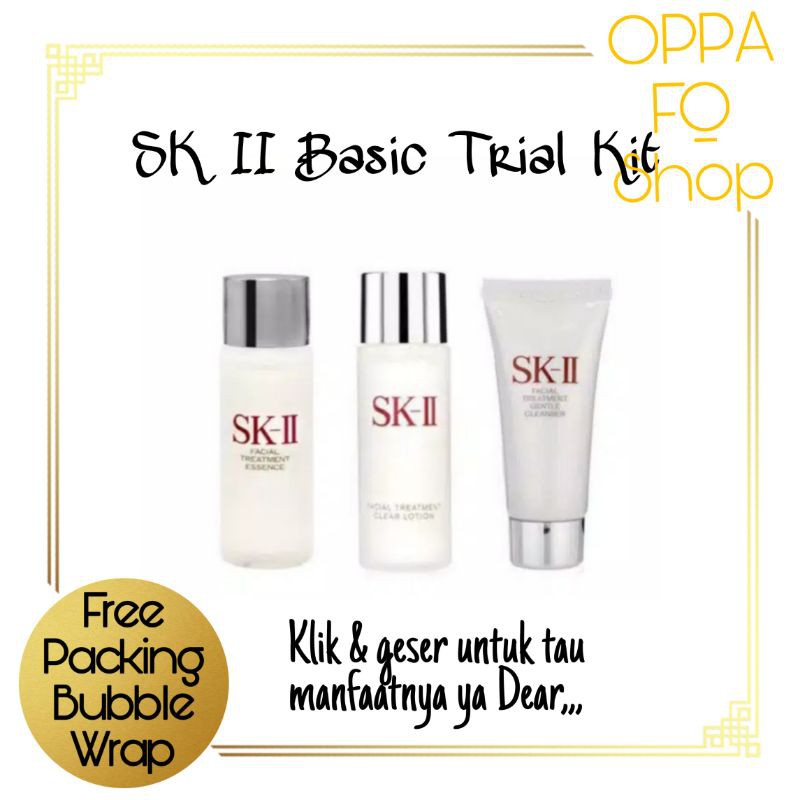 (Hàng Mới Về) Bộ 3 Sản Phẩm Chăm Sóc Da Mặt Sk Ii