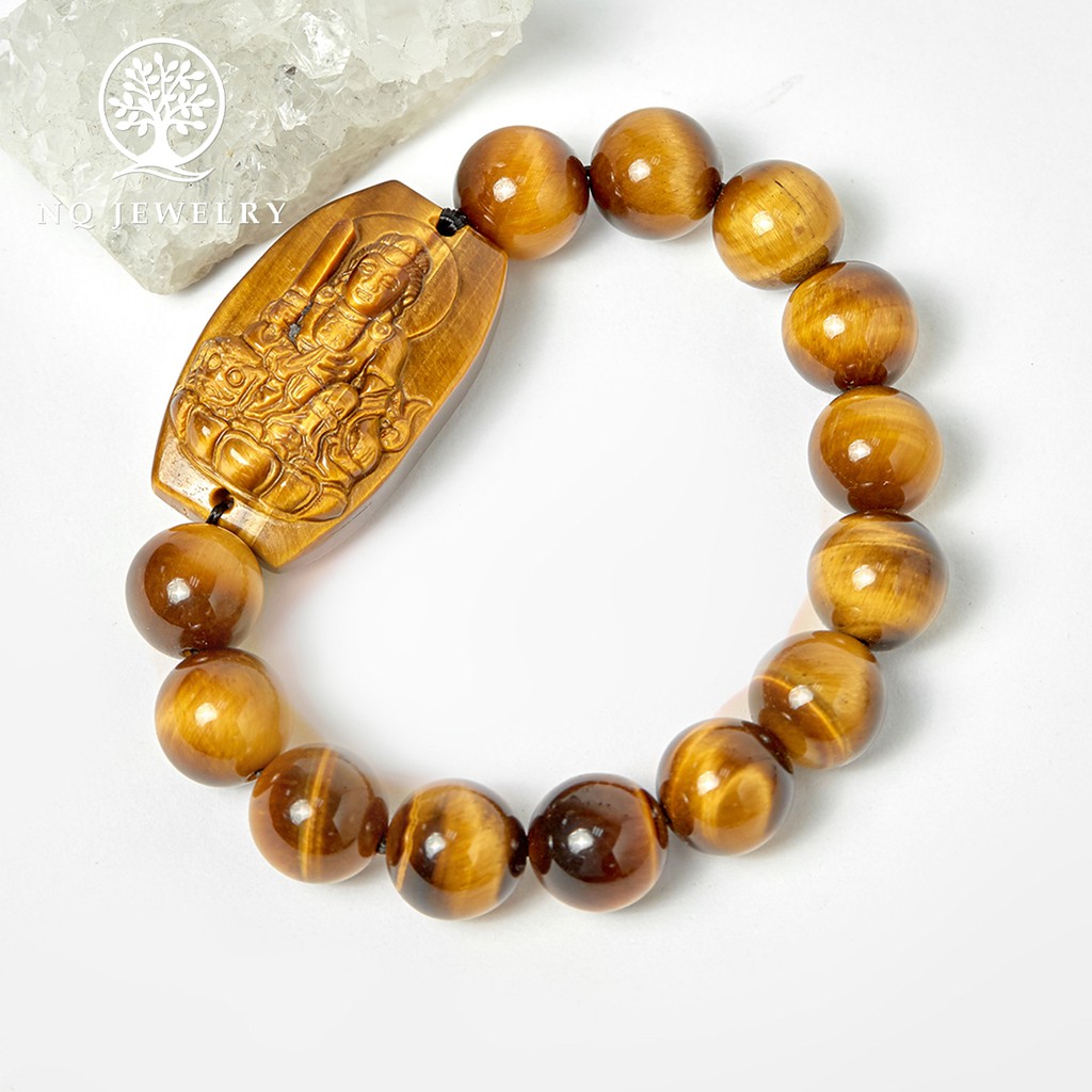 Vòng tay vàng nâu phật bản mệnh - NQ Jewelry