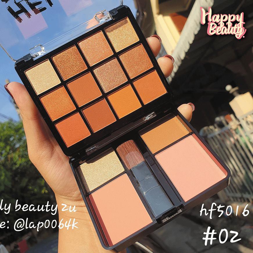 Bảng Phấn Mắt-Má Hồng-Tạo Khối Sivanna Hello Perfect HF5016