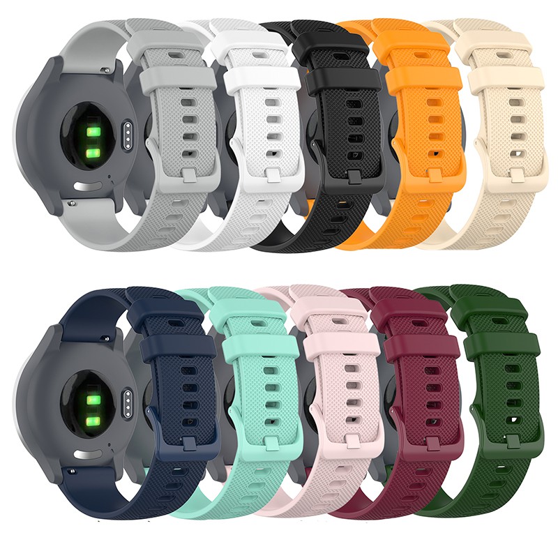 For Garmin Vivomove 3s GPS Watch Strap Interchangeable Adjustable Silicone Strap