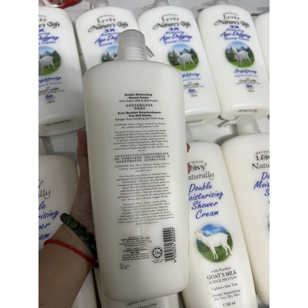 1 chai sữa tắm dê leivy 1150ml