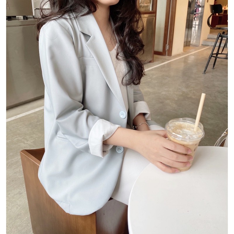 Áo blazer 2 lớp thiết kế form rộng Ma Vie | BigBuy360 - bigbuy360.vn