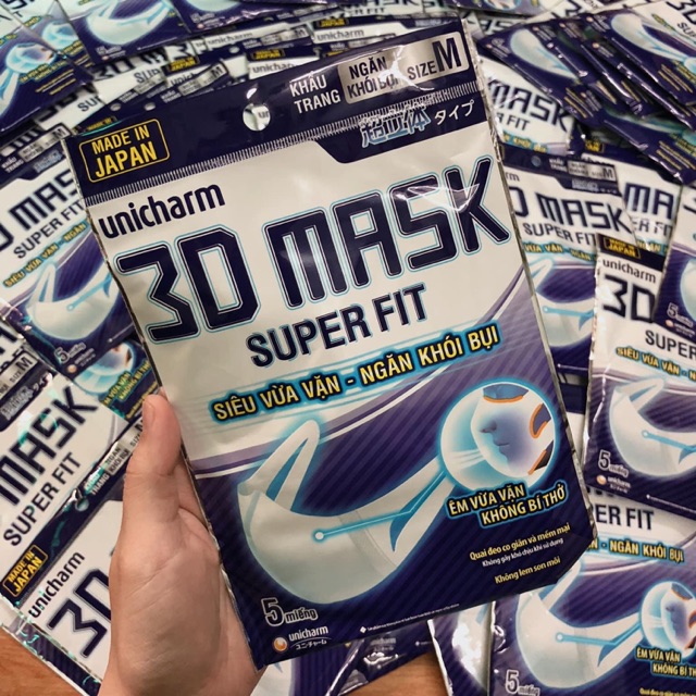 Khẩu trang 3D mask. (10 gói)