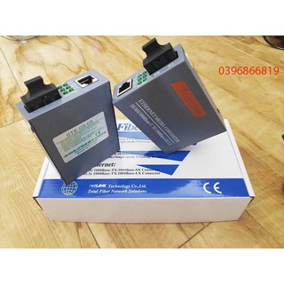 Thiết Bị Chuyển Đổi Quang Điện 2 Sợi Media Converter 2FO 1Q 1LAN 1Gbps Netlink HTB-GS-03