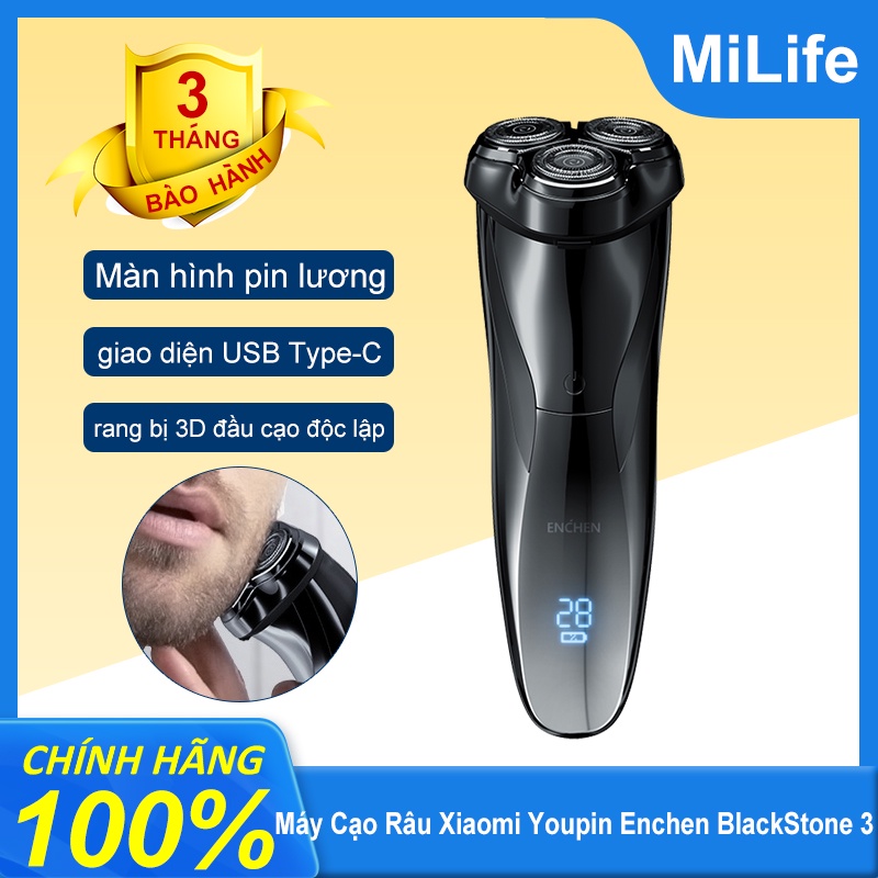 Máy Cạo Râu Xiaomi Youpin Enchen BlackStone 3 Electric Shaver 3D Blackstone3