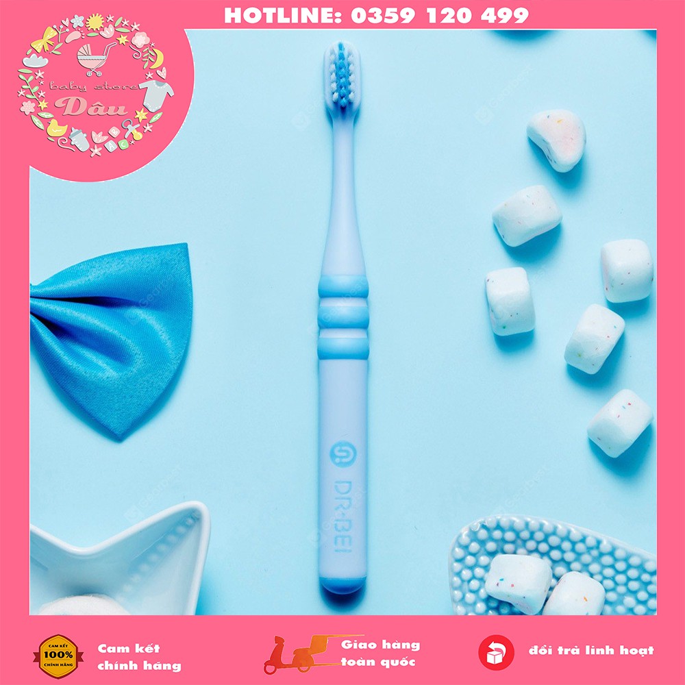 Bàn chải đánh răng Xiaomi cho bé XIAOMI Youpin Dr.Bei Child Toothbrush màu hồng/xanh cho bé từ 3 tuổi