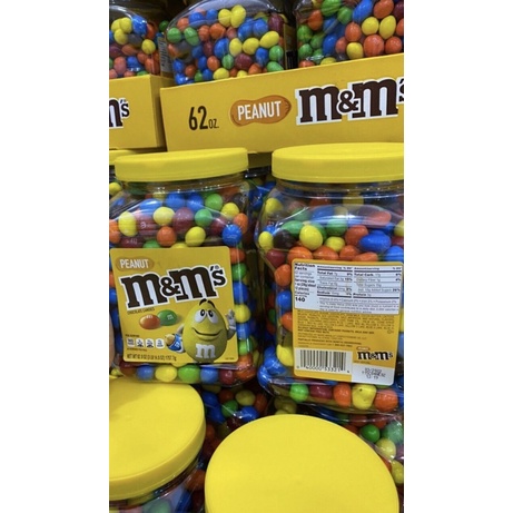 Socola M&M đậu phộng M&M’s Peanut Chocolate Hộp 1757.7g
