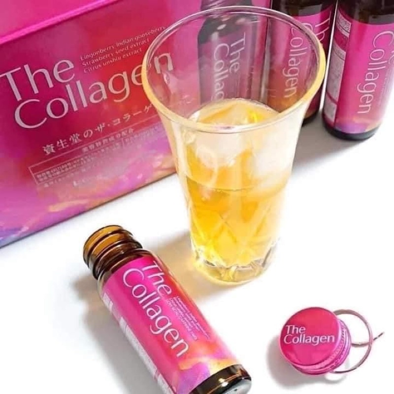 The Collagen Shiseido dạng nước chính hãng hộp 10 lọ