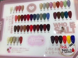 Set sơn HanBi 52 màu (tặng kèm bảng màu) - Phụ kiện Nail