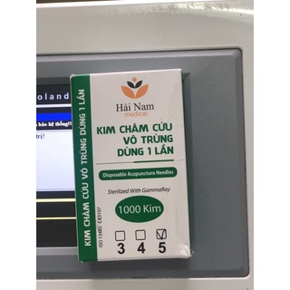 Hộp Kim châm cứu Hải Nam(10 gói 1000 kim)