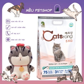 Hạt thức ăn mèo Catsrang - bao nguyên 5kg