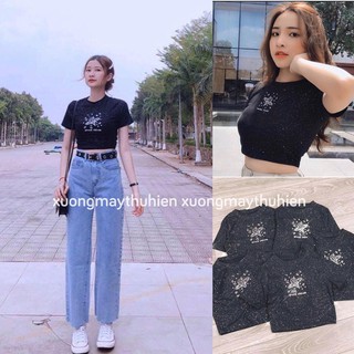 Hàng Áo croptop Ôm body nhŨ space / Áo crt nhŨ chuẩn