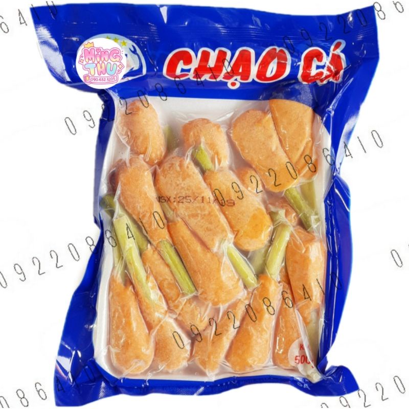 Khay 500gr Chạo Cá Sả tạo hình đùi gà Mỹ Sa Food