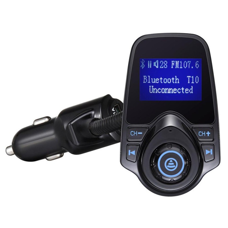 Củ Sạc Trên Ô Tô Bluetooth Không Dây Tích Hợp Fm Transmitter Mp3 Radio Bộ Sạc Usb