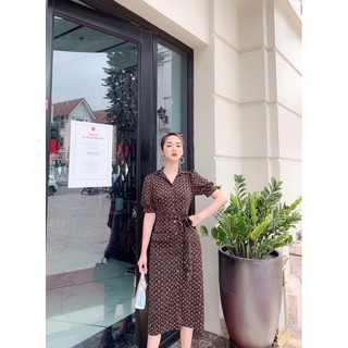 Thả thính chiếc váy sơmi báo hothit